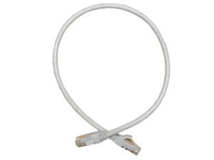 Патч-корд UTP4 cat.6a, литой коннектор, серый, Netko CKC