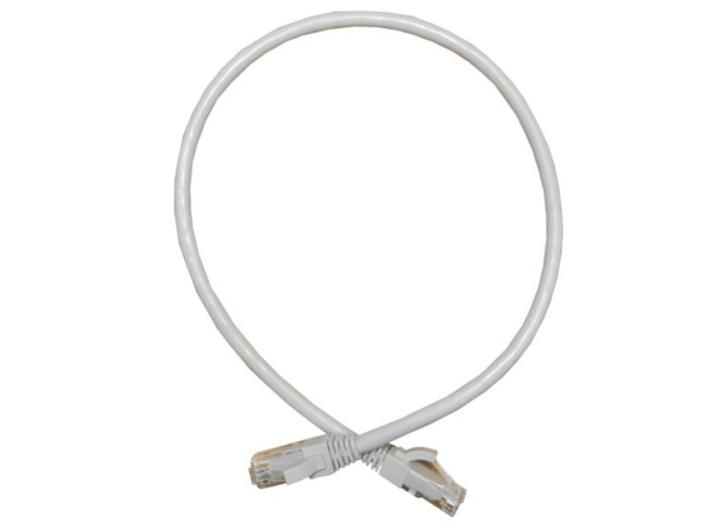 Патч-корд UTP4 cat.6a, литой коннектор, серый, Netko CKC Патч-корд UTP4 cat.6a, литой коннектор, серый, Netko CKC