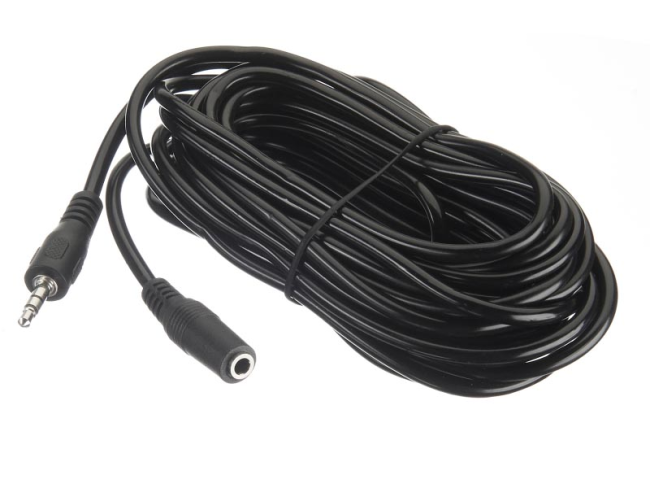 Удлинитель для наушников гнездо 3.5 мм стерео-штекер 3.5 мм стерео (7м), Netko