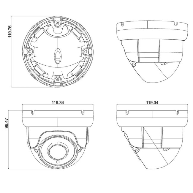 AC-IDV403VA - купольная IP видеокамера 4Мп с вариообъективом AC-IDV403VA - купольная IP видеокамера 4Мп с вариообъективом