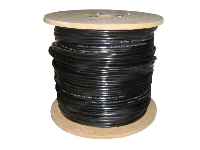 Кабель LC UTP25 cat.3, , 0,40мм, наружный, черный 5м Кабель LC UTP25 cat.3, , 0,40мм, наружный, черный 5м