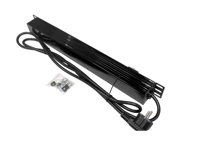 Блок розеток 19, 16А, 8 роз-к, шн.1.8м, выкл, с защитой, черный S Блок розеток 19, 16А, 8 роз-к, шн.1.8м, выкл, с защитой, черный S