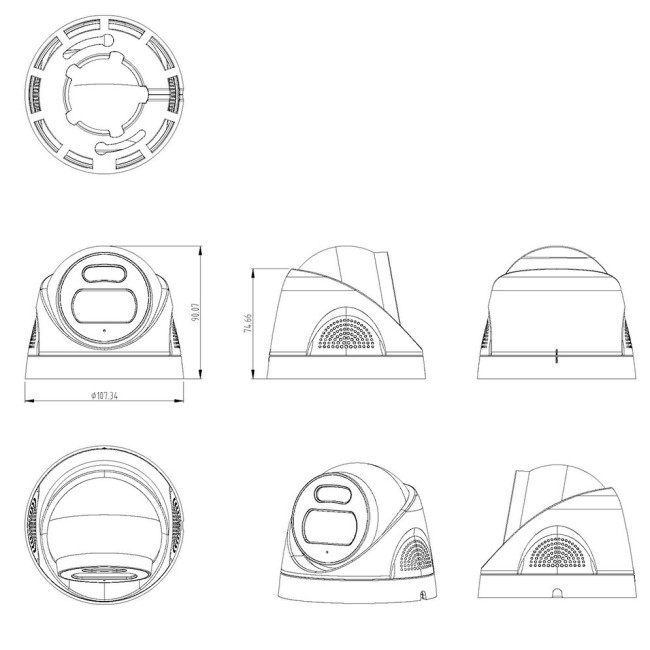 AC-ID402AE - купольная IP видеокамера 4Мп AC-ID402AE - купольная IP видеокамера 4Мп
