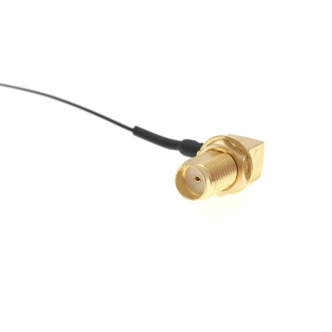 Адаптер для модема (пигтейл) IPEX4(MHF4)-SMA(female)угловой кабель RF0,81 20см. комплект 5 шт