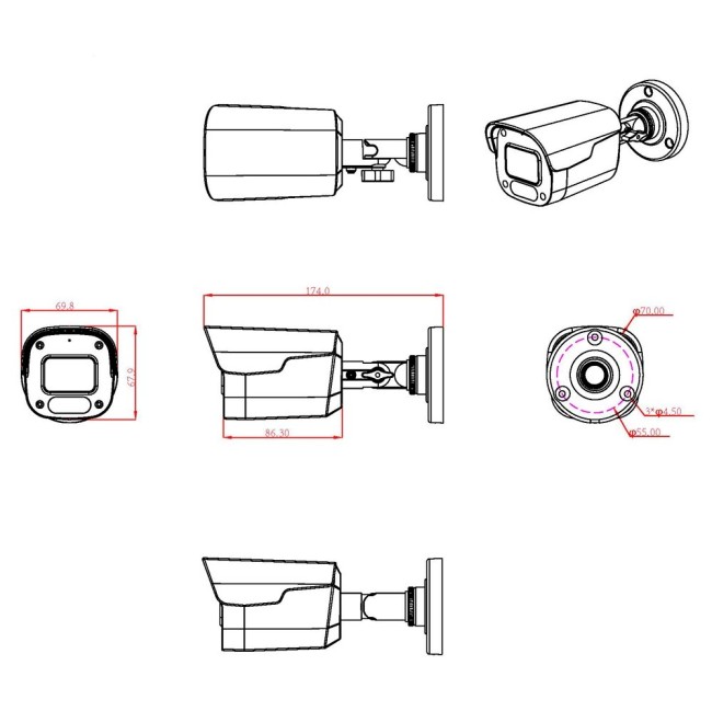 AC-IS402E - уличная IP видеокамера 4Мп AC-IS402E - уличная IP видеокамера 4Мп
