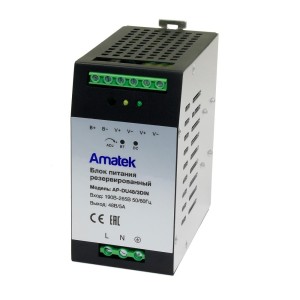 AP-DU48/3DIN - блок питания 48В / 5А / 270Вт резервированный, стабилизированный