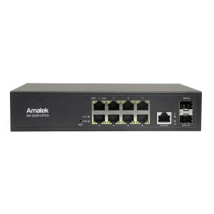 AN-SGM10P8D - 10-портовый управляемый L2+ гигабитный коммутатор с HiPoE до 150Вт