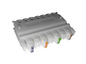 Блок соединителей типа 110 на 4 пары NETKO Optima SB 10шт Блок соединителей типа 110 на 4 пары NETKO Optima SB 10шт