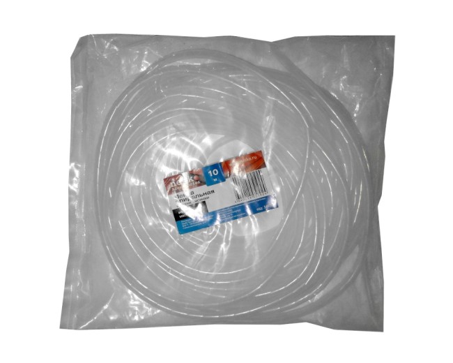 Лента спиральная монтажная пластиковая d6мм (бандаж для кабеля), 10м, NETKO Optima Лента спиральная монтажная пластиковая d6мм (бандаж для кабеля), 10м, NETKO Optima