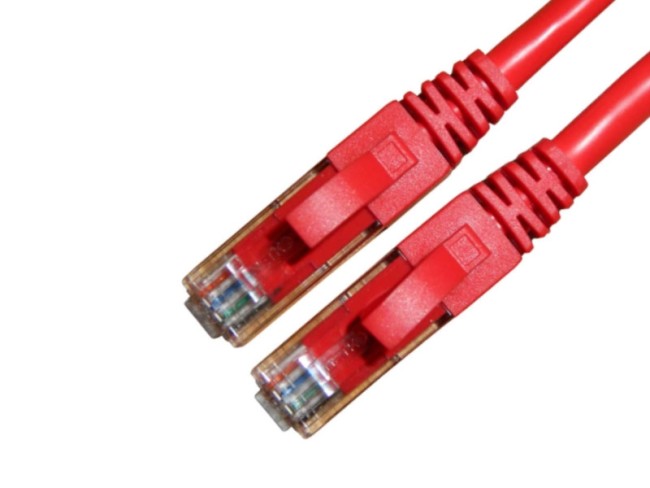 Патч-корд UTP4 cat.6, литой коннектор, красный, Netko CKC Патч-корд UTP4 cat.6, литой коннектор, красный, Netko CKC