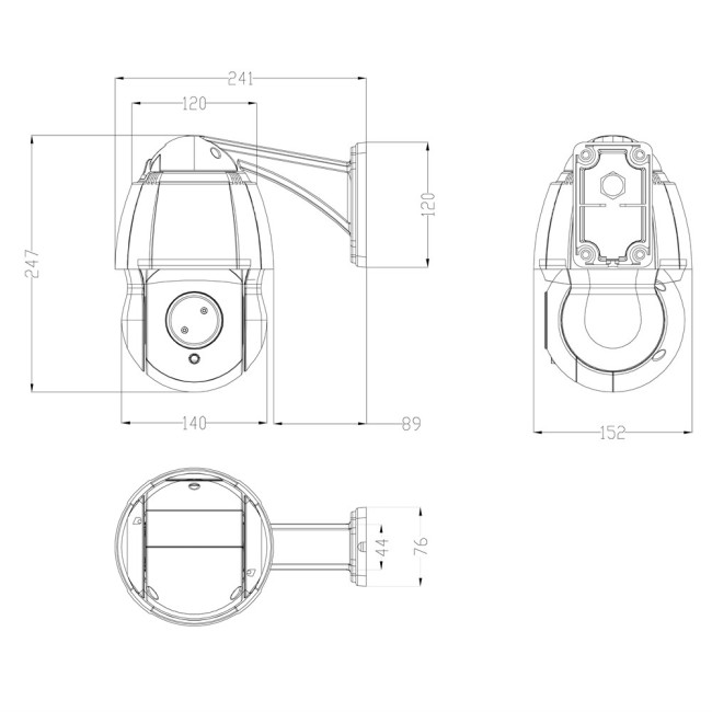 AC-I5010PTZ20H - уличная высокоскоростная поворотная IP камера 5Мп AC-I5010PTZ20H - уличная высокоскоростная поворотная IP камера 5Мп
