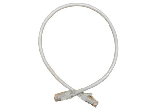 Патч-корд UTP4 cat.6, литой коннектор, серый, Netko CKC