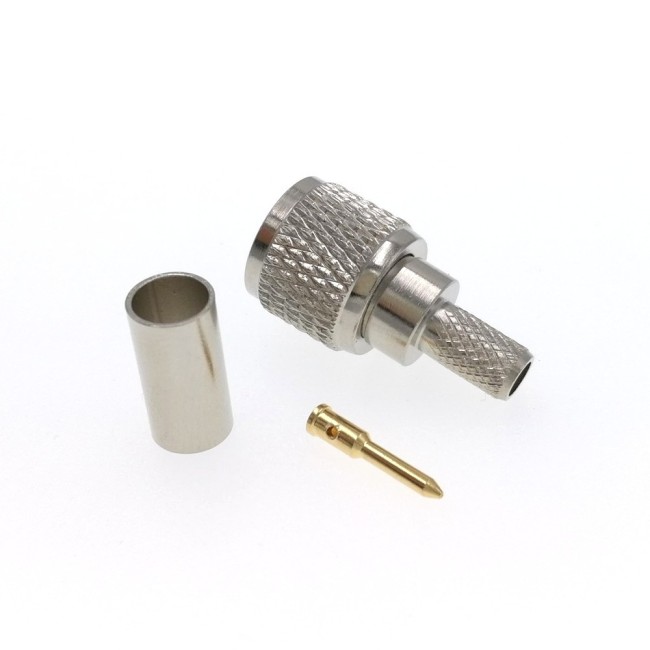 ВЧ-разъём mini UHF(male) обжимной под кабель RG-58 комплект 10 шт