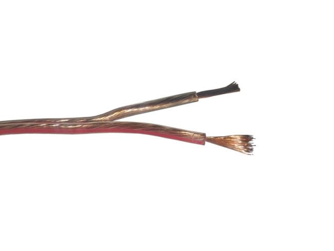 Кабель акустический 2*0.50мм2 (28*0.15мм) CCA, 50м, пластиковая катушка, прозрачный NETKO Optima Кабель акустический 2*0.50мм2 (28*0.15мм) CCA, 50м, пластиковая катушка, прозрачный NETKO Optima