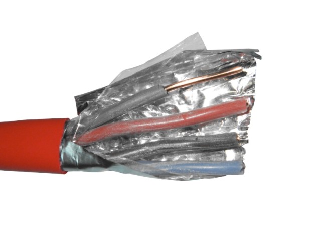 Кабель сигнальный NETKO, экранированный, КПСЭнг (А) - FRLS, 2*2*2.5мм2 (1.8мм) 40м, красный Кабель сигнальный NETKO, экранированный, КПСЭнг (А) - FRLS, 2*2*2.5мм2 (1.8мм) 40м, красный