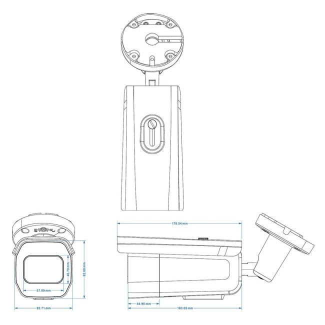 AC-IS806ZA - уличная 8Мп камера с трансфокатором 2,7-13,5мм AC-IS806ZA - уличная 8Мп камера с трансфокатором 2,7-13,5мм