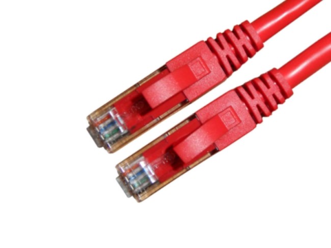 Патч-корд UTP4 cat.6, литой коннектор, красный, Netko CKC Патч-корд UTP4 cat.6, литой коннектор, красный, Netko CKC