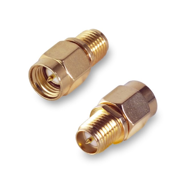 ВЧ-адаптер RP-SMA(female)-SMA(male) комплект 5 шт