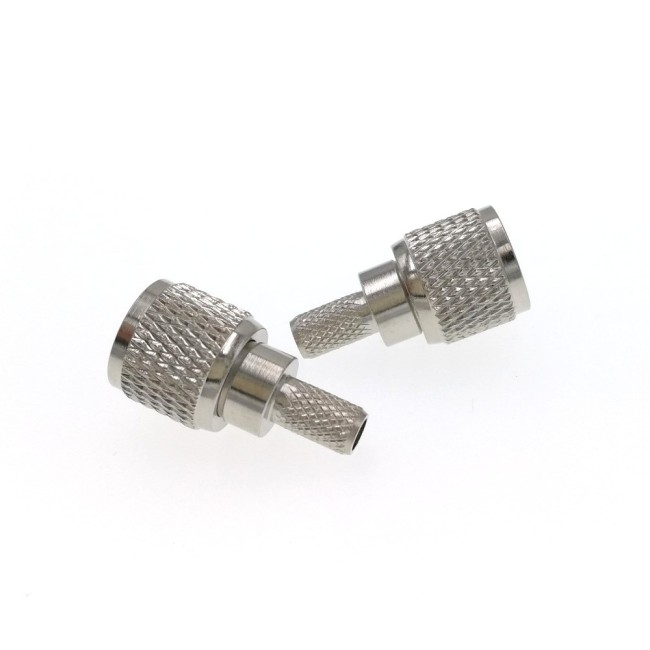ВЧ-разъём mini UHF(male) обжимной под кабель RG-58 комплект 20 шт