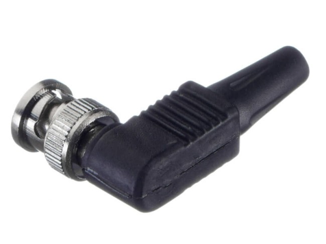 Коннектор BNC-7101B угловой, пластик, медь NETKO Optima 50 шт