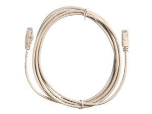 Патч-корд UTP4 cat.6, литой коннектор, серый, Netko CKC