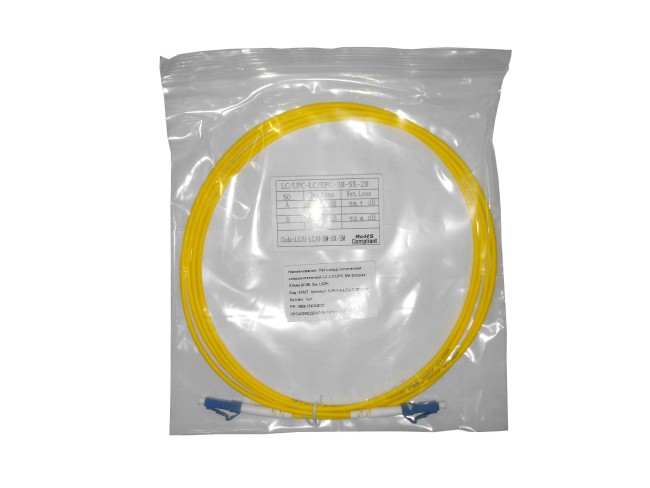 Патч-корд оптический соединительный LC-LC/UPC SM Simplex 3.0мм 9/125, LSZH 10 шт Патч-корд оптический соединительный LC-LC/UPC SM Simplex 3.0мм 9/125, LSZH 10 шт