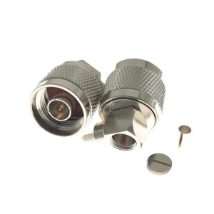 ВЧ-разъём N(male) угловой обжимной под кабель RG-316 комплект 10 шт