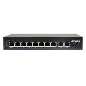 AN-S10P8-120 - 10-портовый 100 Мбит/с коммутатор с HiPoE/PoE+ до 120Вт