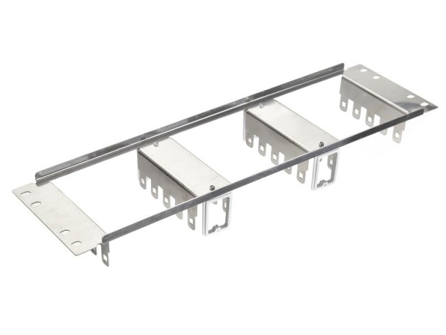 Рама опорная 19 3U на 15 плинтов, с органайзерами, тип Krone NETKO Optima Рама опорная 19 3U на 15 плинтов, с органайзерами, тип Krone NETKO Optima