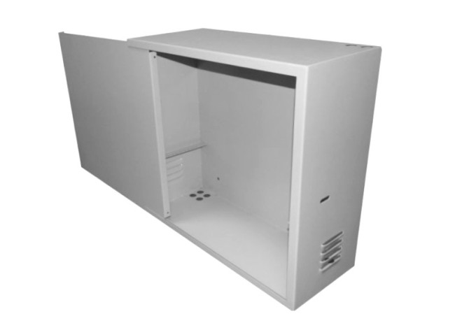 Антивандальный Шкаф 3U пенального типа, (Ш*Г*В 550*220*500мм) 19 направляющие, передняя дверь металл, замок, серый Netko M Антивандальный Шкаф 3U пенального типа, (Ш*Г*В 550*220*500мм) 19 направляющие, передняя дверь металл, замок, серый Netko M