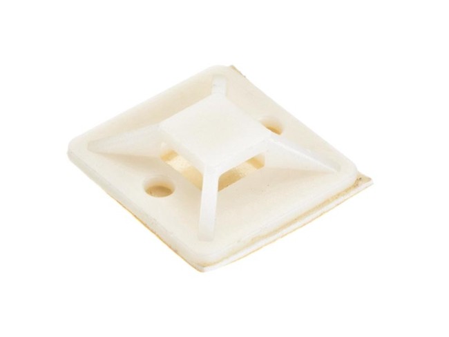 Площадка самоклеющаяся для крепления стяжек 30мм*30мм (для стяжек шириной 6,4мм), NETKO Optima (упак.50 шт) Площадка самоклеющаяся для крепления стяжек 30мм*30мм (для стяжек шириной 6,4мм), NETKO Optima (упак.50 шт)