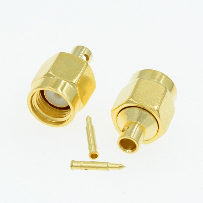 ВЧ-разъём SMA(male) под пайку RG-405 комплект 20 шт