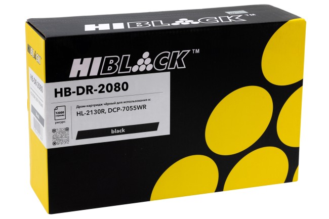 Драм-юнит Hi-Black (HB-DR-2080) для Brother HL-2130R/DCP-7055WR, 12K Драм-юнит Hi-Black (HB-DR-2080) для Brother HL-2130R/DCP-7055WR, 12K