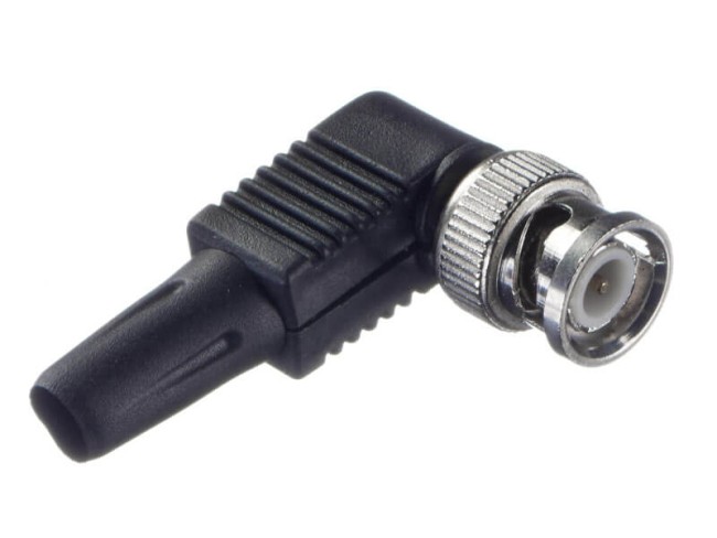 Коннектор BNC-7101B угловой, пластик, цинк NETKO Optima 10 шт