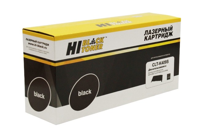 Тонер-картридж Hi-Black (HB-CLT-K409S) для Samsung CLP-310/315/CLX-3170fn/3175, Bk, 1,5K Тонер-картридж Hi-Black (HB-CLT-K409S) для Samsung CLP-310/315/CLX-3170fn/3175, Bk, 1,5K