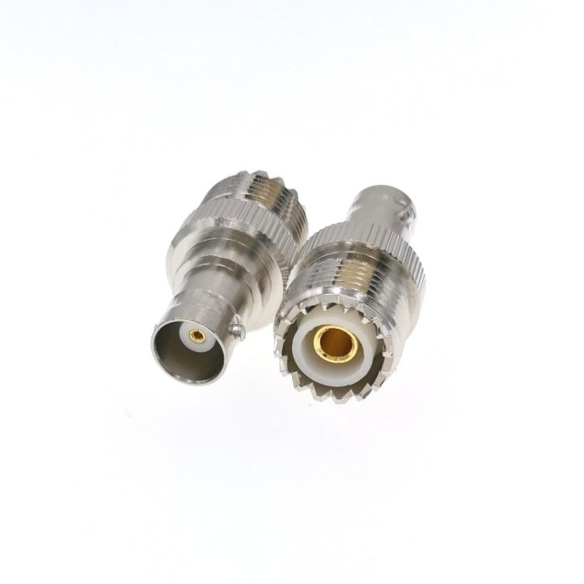 ВЧ-адаптер UHF(female) SO239-BNC(female) комплект 5 шт