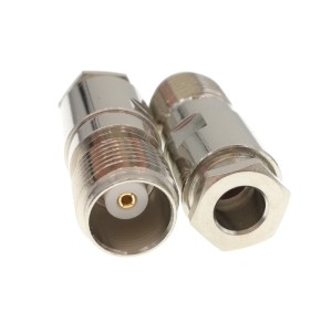 ВЧ-разъём TNC(female) прижимной под кабель RG-58 комплект 5 шт