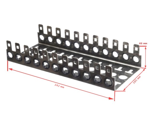 Рама опорная (монтажный хомут) на 11 плинтов, тип Krone NETKO Optima Рама опорная (монтажный хомут) на 11 плинтов, тип Krone NETKO Optima