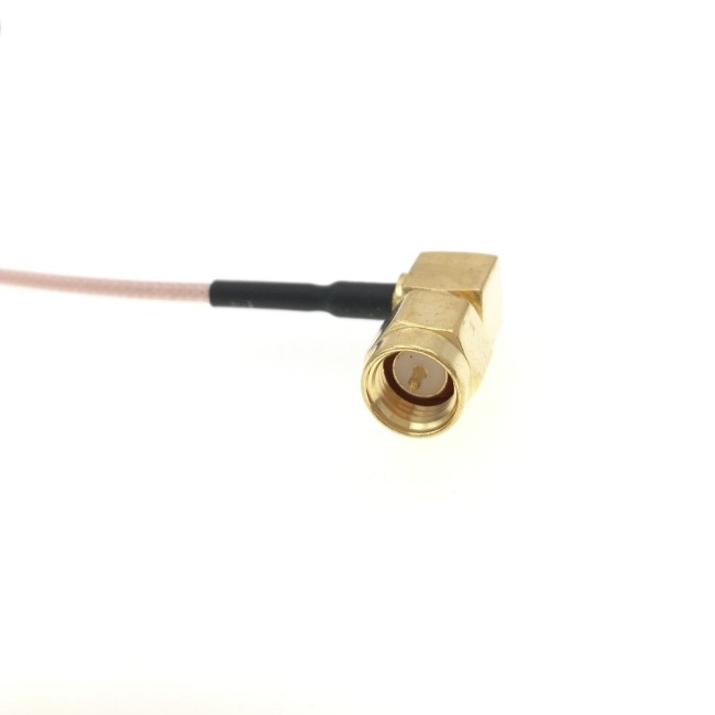 Адаптер для модема (пигтейл) CRC9-SMA(male)угловой кабель RG178 20см. комплект 10 шт