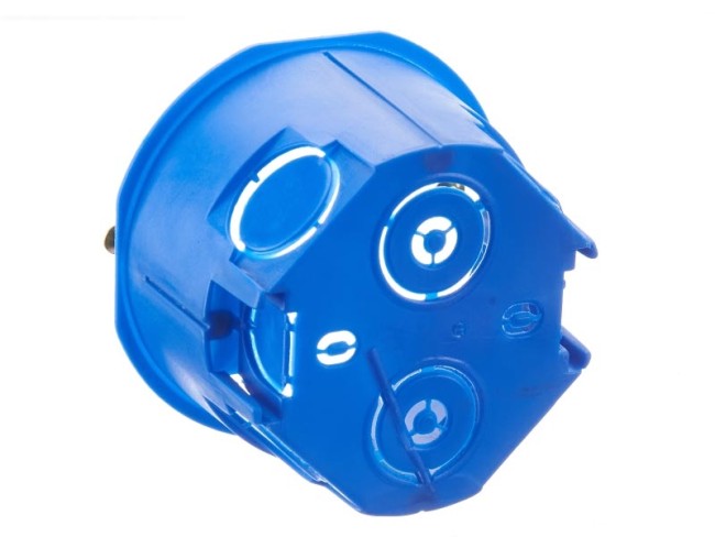 Коробка установочная приборная в бетон УПп 68/45.1.1, синяя 10 шт Коробка установочная приборная в бетон УПп 68/45.1.1, синяя 10 шт