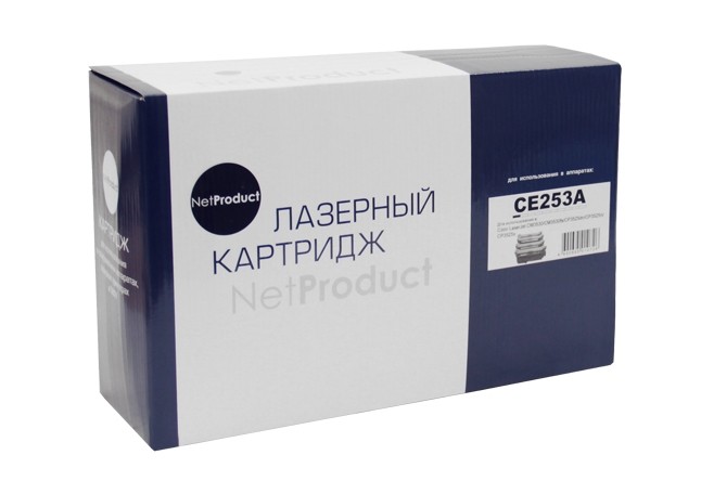 Картридж NetProduct (N-CE253A) для HP CLJ CP3525/CM3530, Восстановленный, M, 7K Картридж NetProduct (N-CE253A) для HP CLJ CP3525/CM3530, Восстановленный, M, 7K