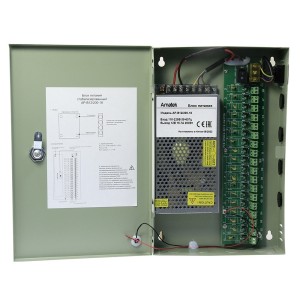 AP-B12/200-18 - блок питания 12В / 18 выходов по 0,92А стабилизированный