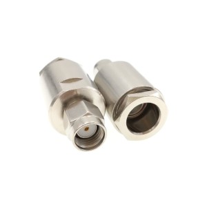 ВЧ-разъём RP-SMA(male) прижимной под кабель 5D-FB комплект 20 шт