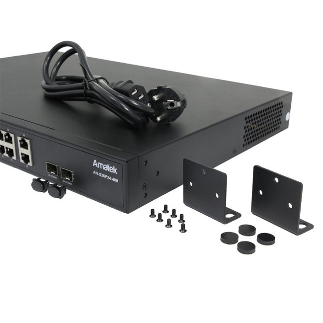 AN-S26P24-400 - 26-портовый 100/1000 Мбит/с коммутатор с HiPoE/PoE+ до 400Вт