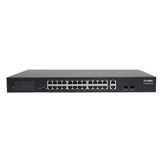 AN-S26P24-400 - 26-портовый 100/1000 Мбит/с коммутатор с HiPoE/PoE+ до 400Вт