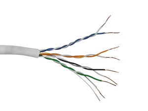 Кабель UTP4 cat.5е, одножильный, Cu, нг(А)-LSLTx, Проходит Fluke тест, светло-серый, NETKO Optima Gold 50м Кабель UTP4 cat.5е, одножильный, Cu, нг(А)-LSLTx, Проходит Fluke тест, светло-серый, NETKO Optima Gold 50м