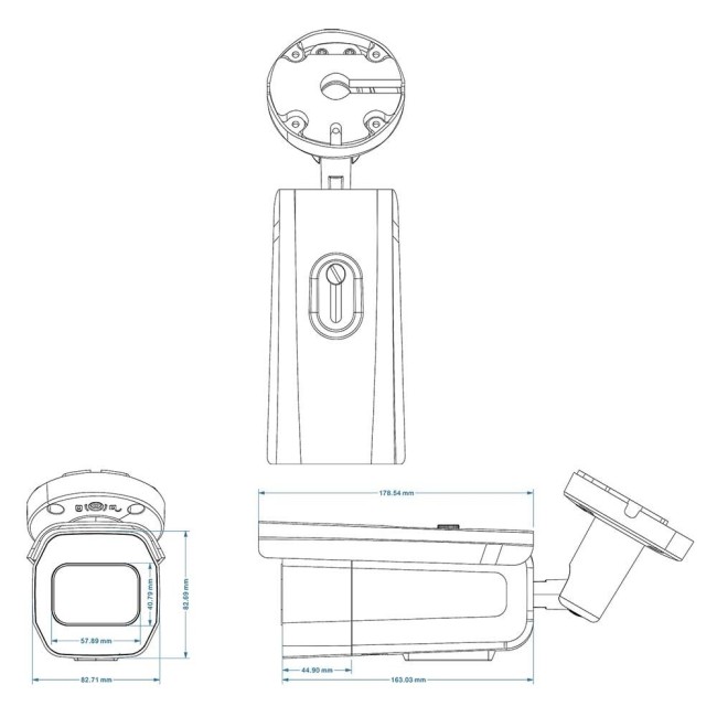 AC-IS506ZA - уличная 5Мп камера с трансфокатором 2,7-13,5мм AC-IS506ZA - уличная 5Мп камера с трансфокатором 2,7-13,5мм