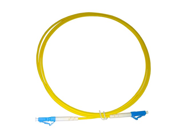 Патч-корд оптический соединительный LC-LC/UPC SM Simplex 3.0мм 9/125, LSZH 10 шт