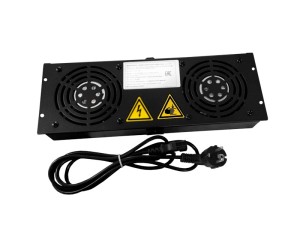 Блок вентиляторов 2 шт для серий Expert, Optima глубиной 600/800/1000 с кабелем, Netko, черный А Блок вентиляторов 2 шт для серий Expert, Optima глубиной 600/800/1000 с кабелем, Netko, черный А