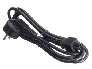 Кабель питания для ноутбуков (евровилка - шт. C5) 3*0,75мм2, 1,8м, черный, NETKO Optima